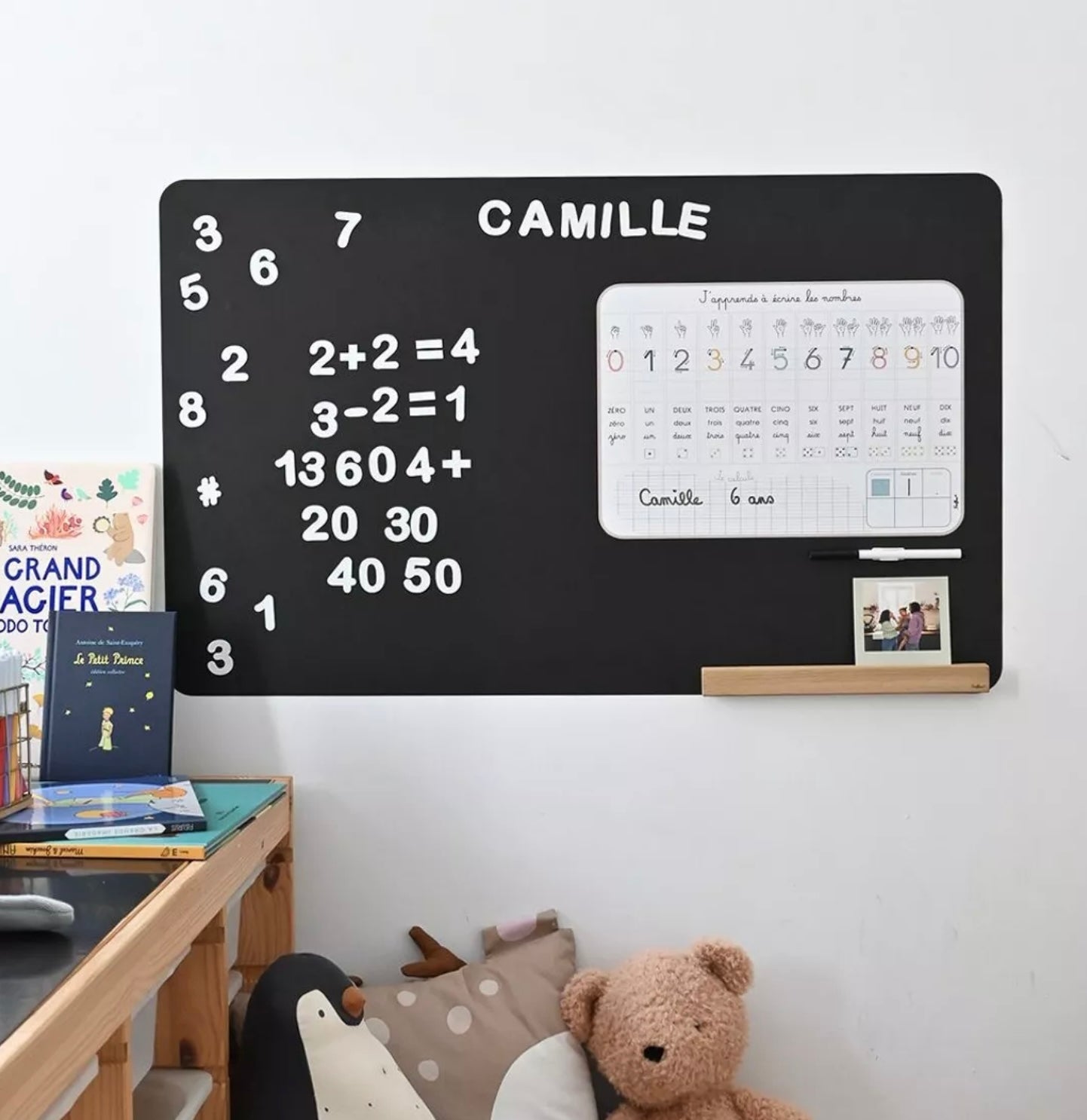 Ardoise magnétique - j'apprends à écrire les nombres