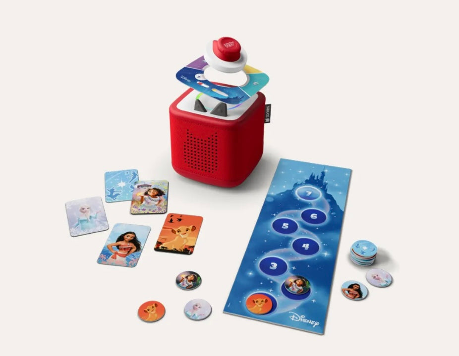 Coffret Tonieplay - le grand quiz Disney + Contrôleur Rouge
