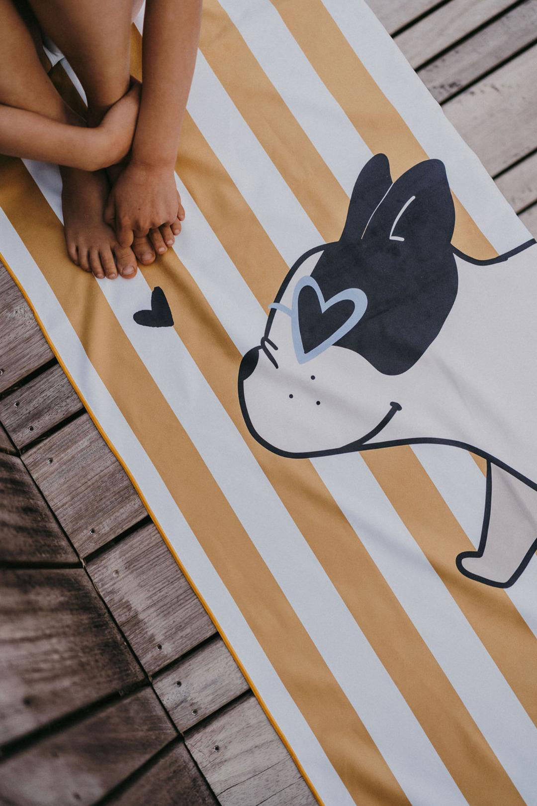 Serviette minus - bouledogue