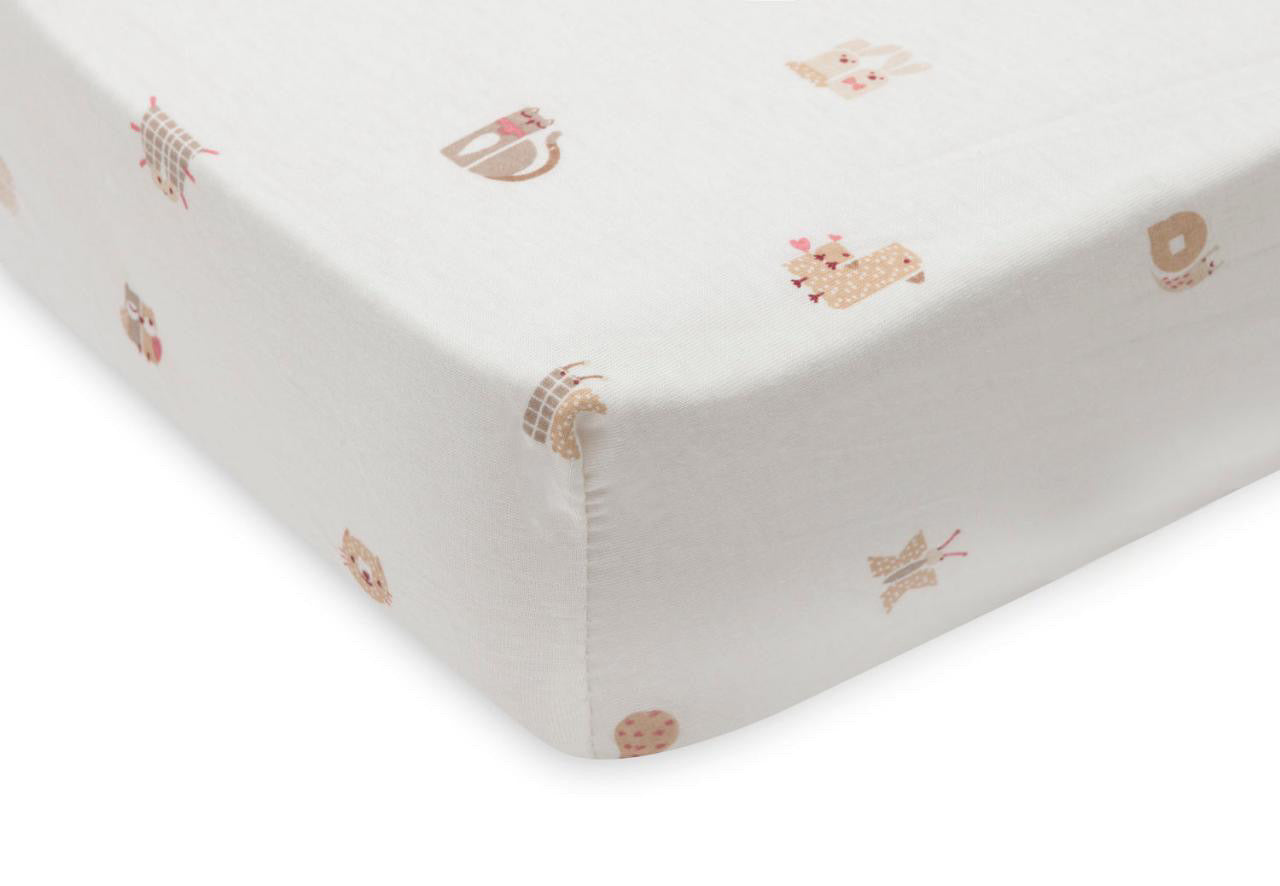 Drap housse - Jersey - Animal friends