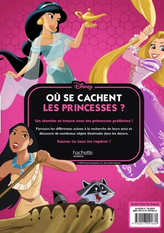 Cherche et Trouve - DISNEY PRINCESSES - Où se cachent les princesses ?