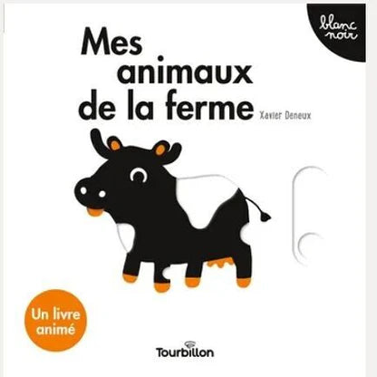 Mes animaux de la ferme en noir et blanc