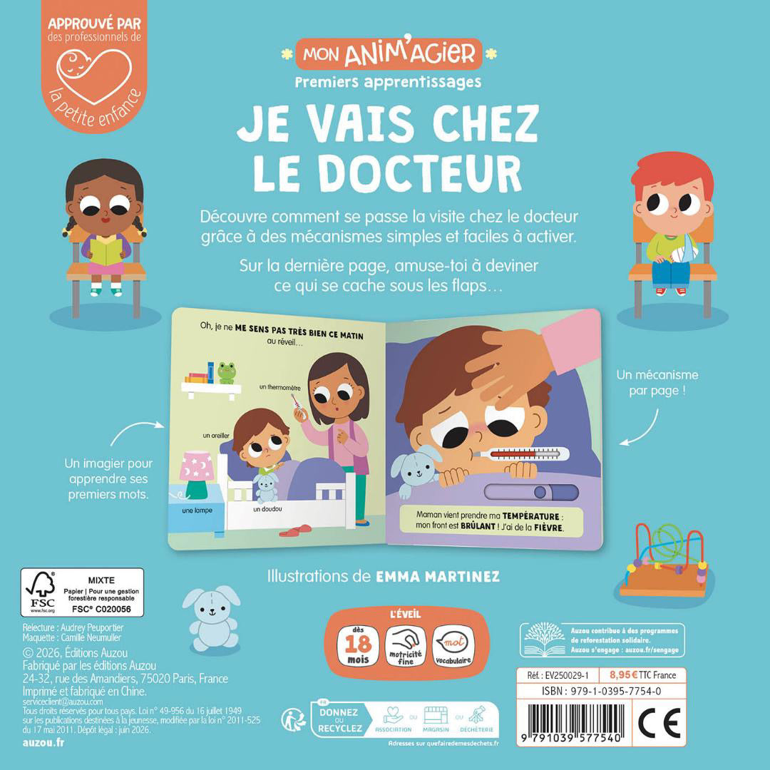 Mon anim’agier - premiers apprentissages - je vais chez le docteur
