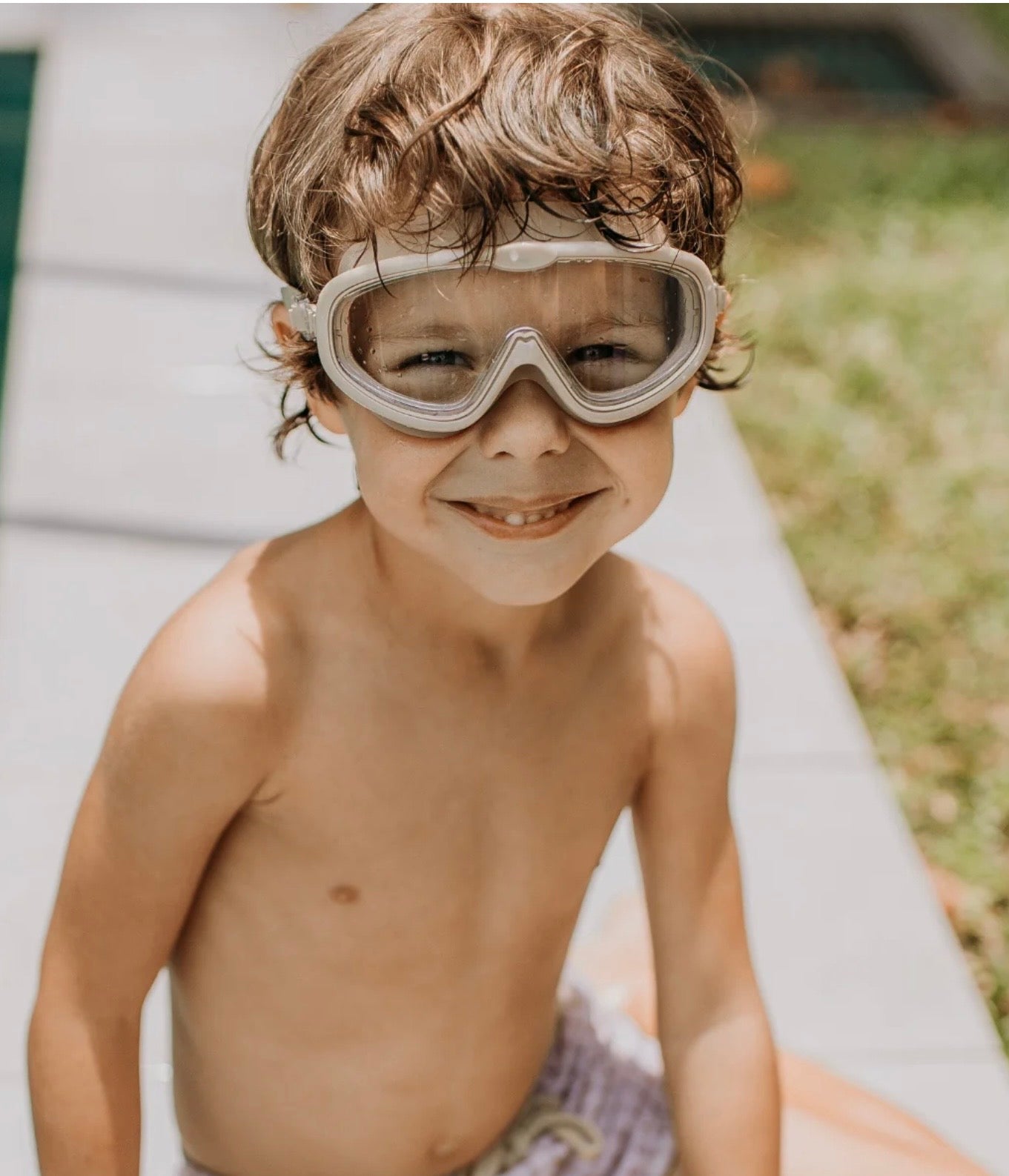 Lunettes de natation - Ivoire