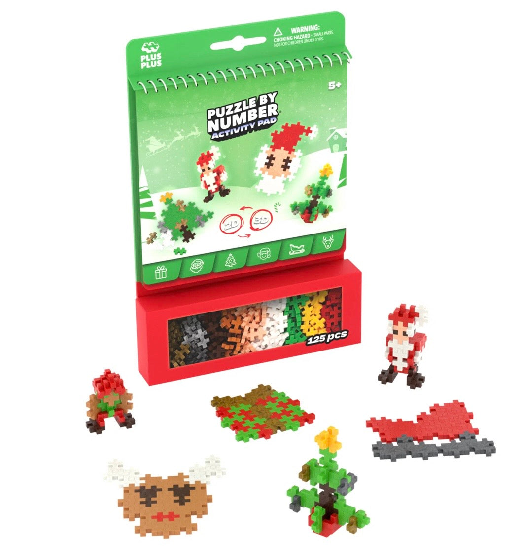 Bloc d'activités 125 Pcs - PLUS PLUS - Noël