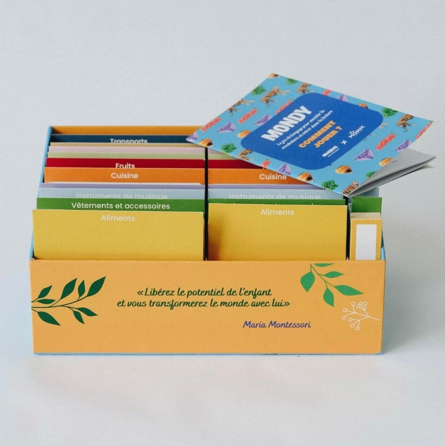 Giga Mondy, coffret multi-jeux (cartes de vocabulaire) - précommande