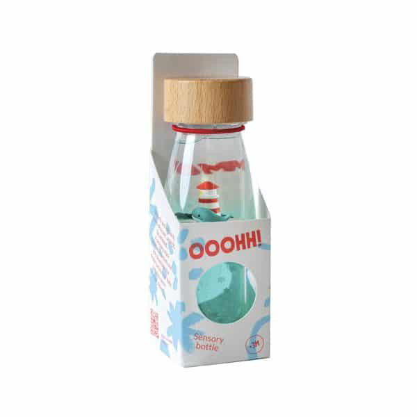 Bouteille sensorielle marin