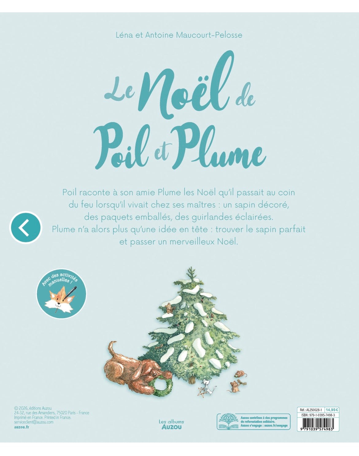 LE NOËL DE POIL ET PLUME