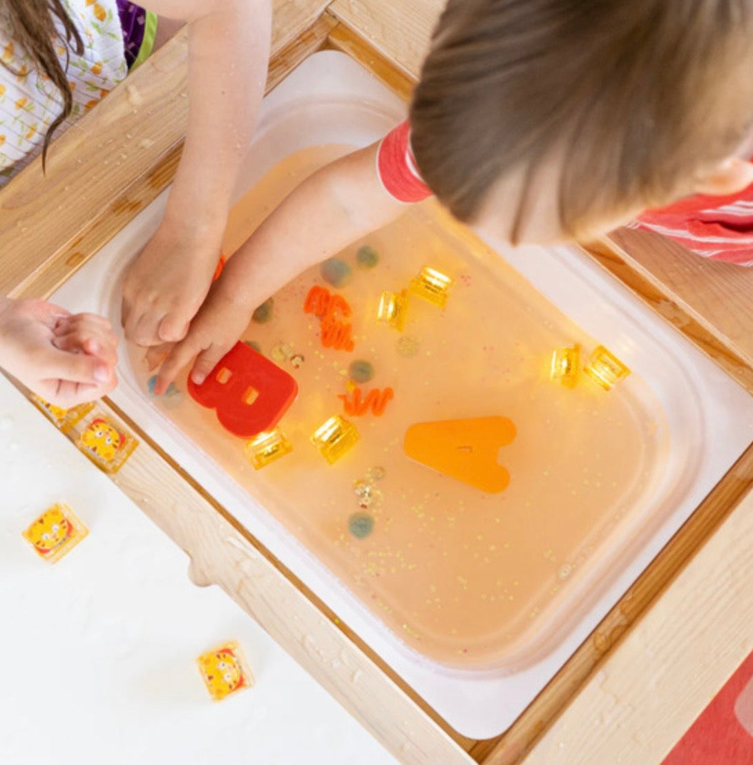 Cube lumineux pour le bain - tigre