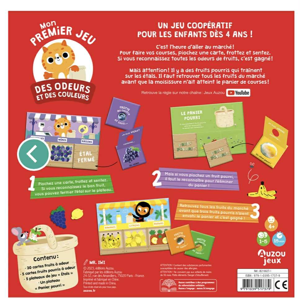 Mon premier jeu des odeurs et des couleurs