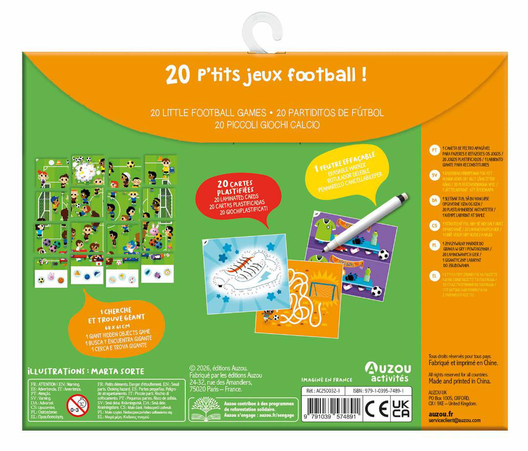 Ma pochette de jeux - 20 p’tit jeux football