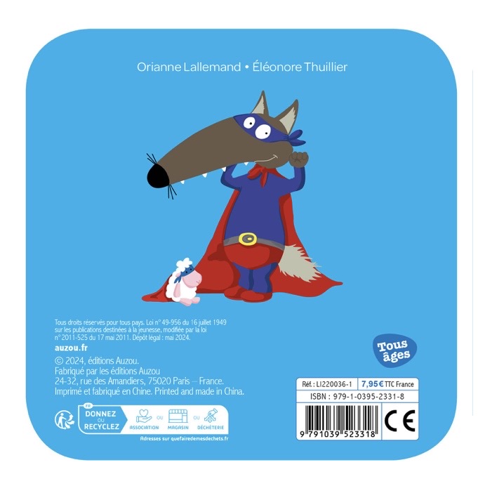 P'TIT LOUP - mon livre de bain