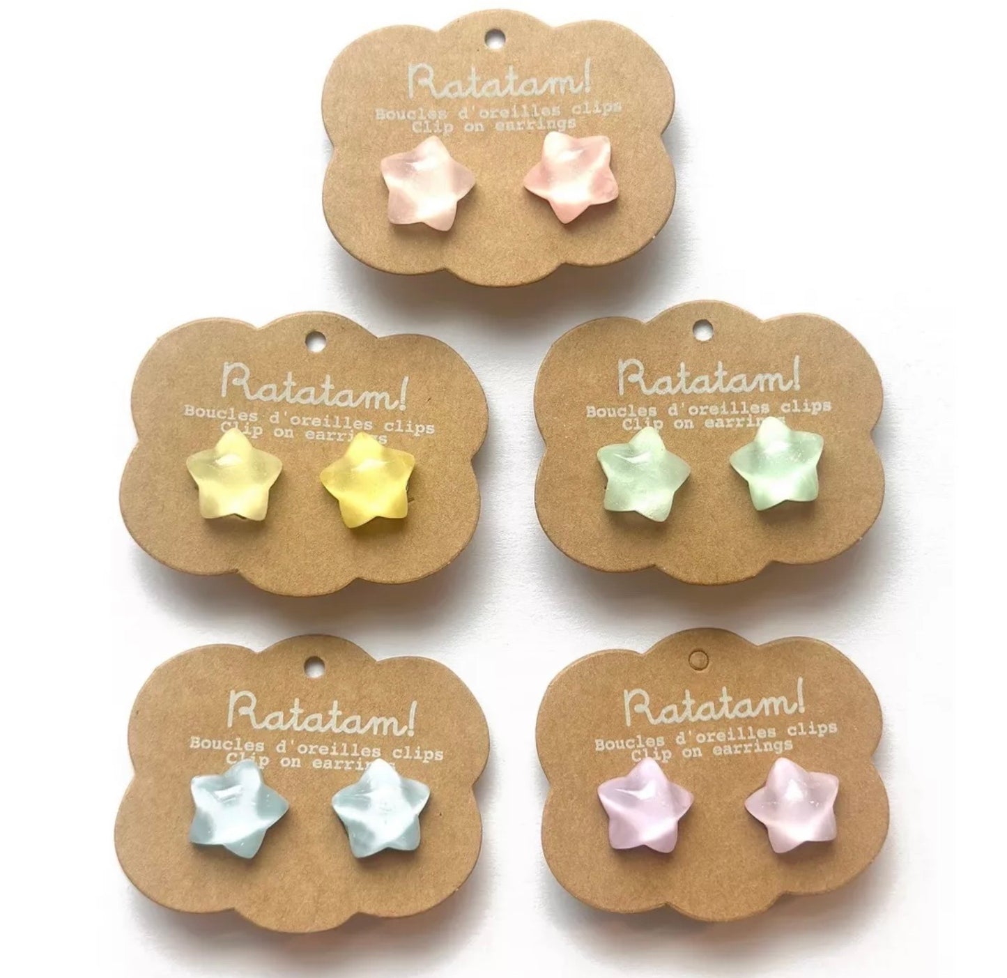 Paire boucles d’oreille étoile : 5 modèles