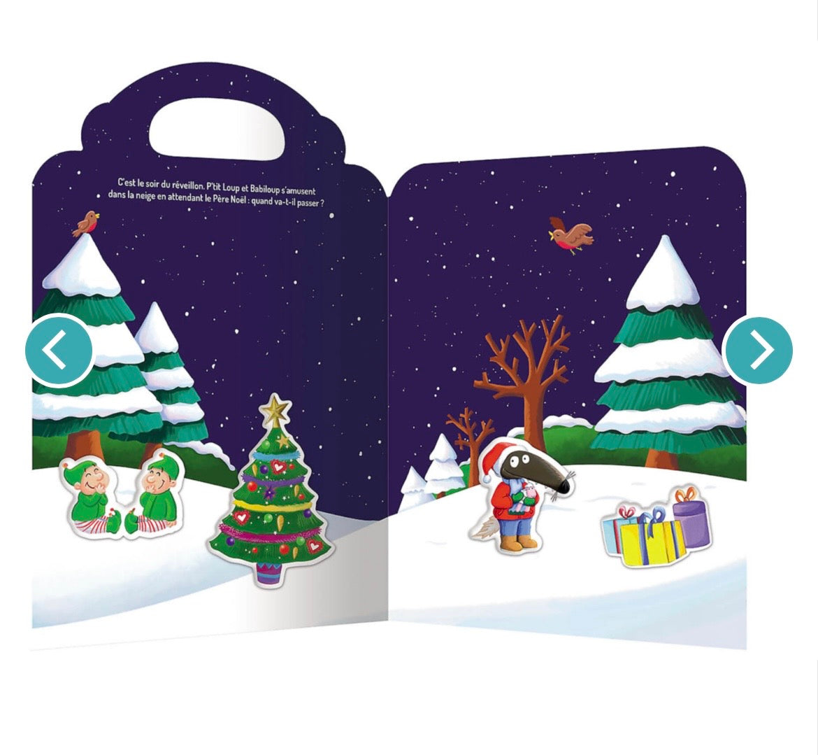 P'TIT LOUP - MES STICKERS EN RELIEF - VIVE NOËL