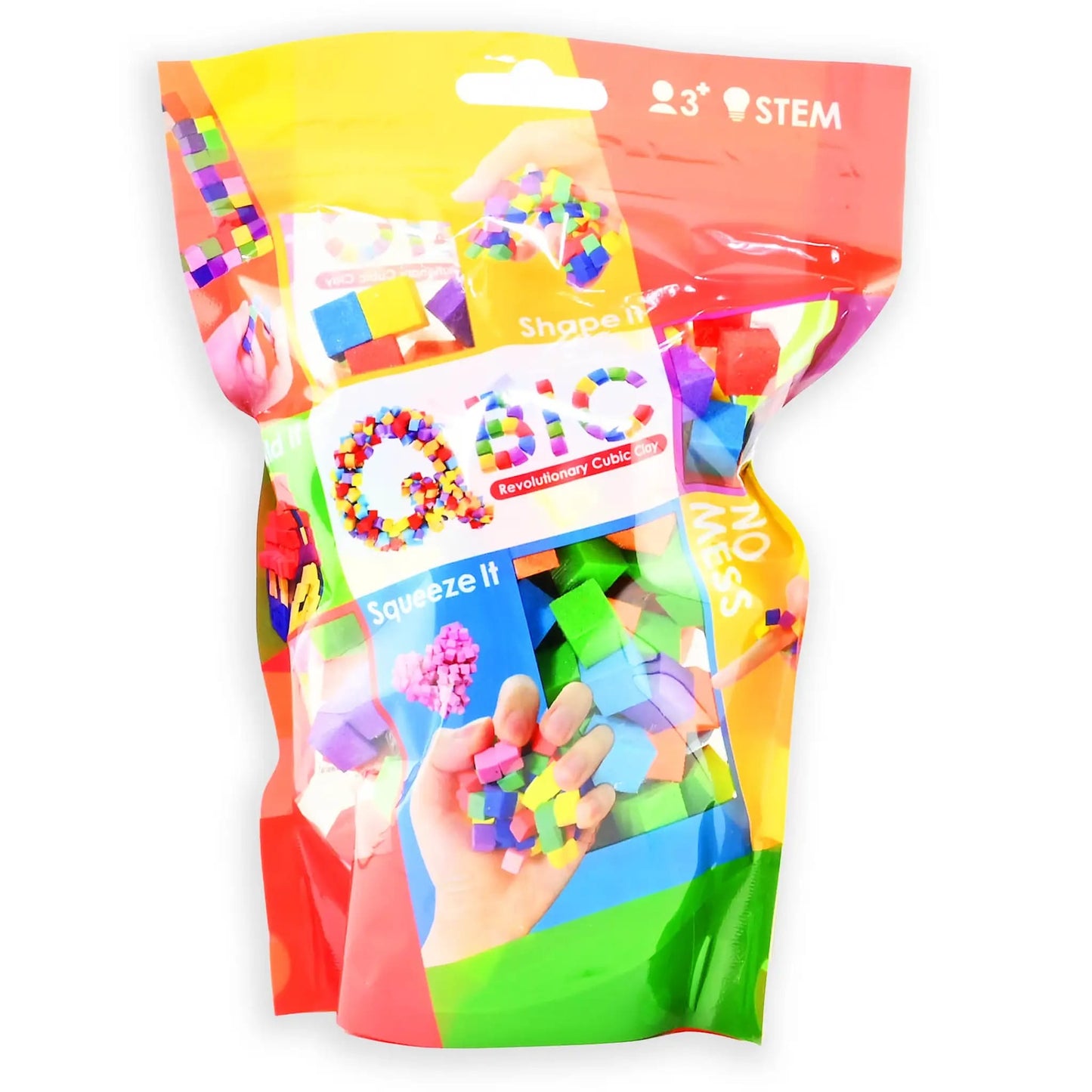 Bloc adhésif réutilisables - QBIC sachet