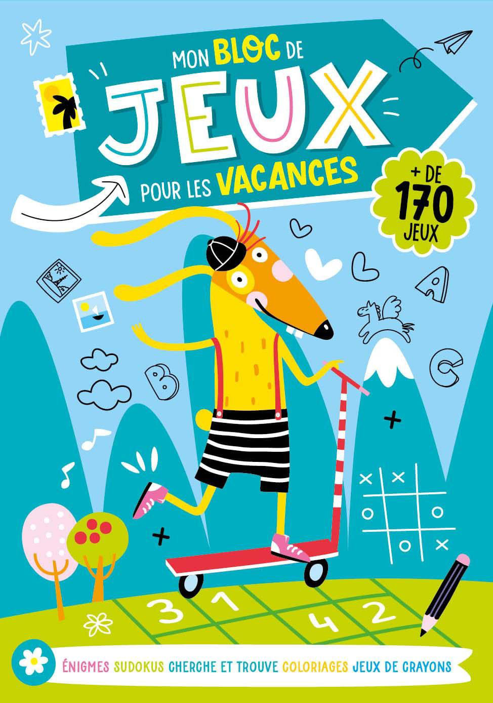 Mon bloc de jeux pour les vacances