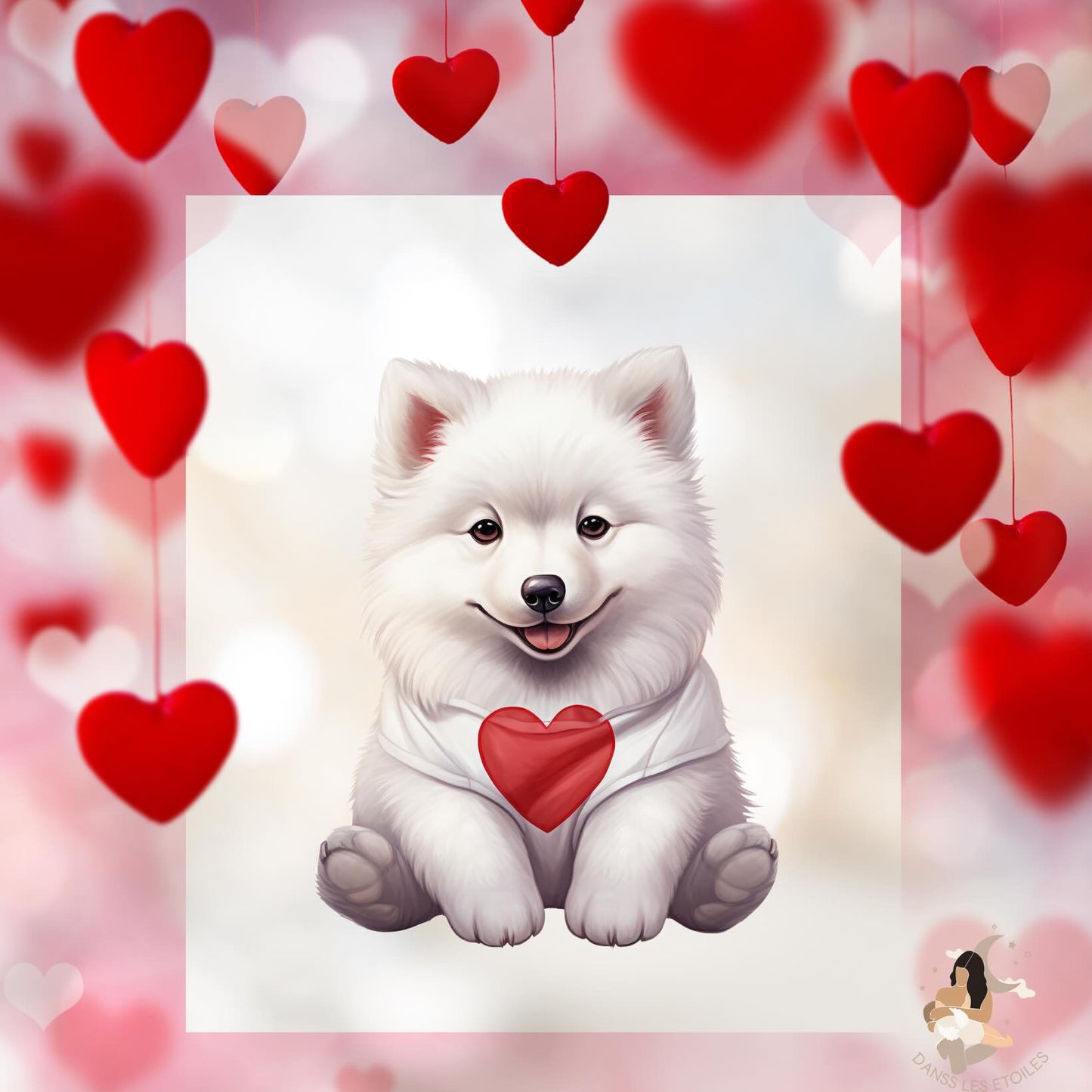 Film protecteur Tonies - Stickers personnalisable - Saint Valentin chien