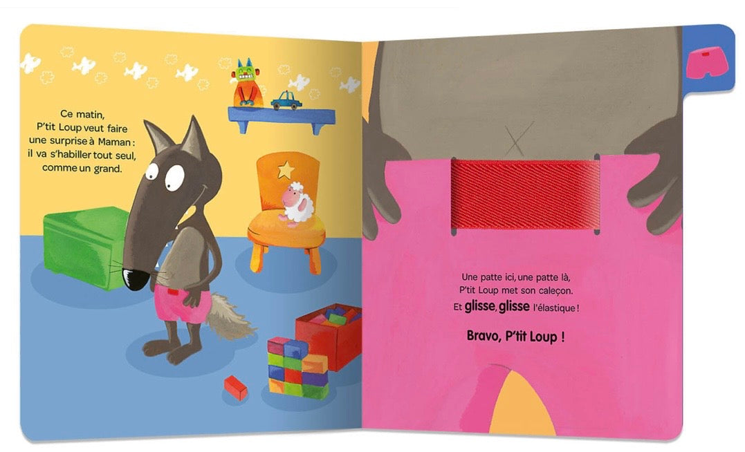 P'TIT LOUP APPREND À S'HABILLER