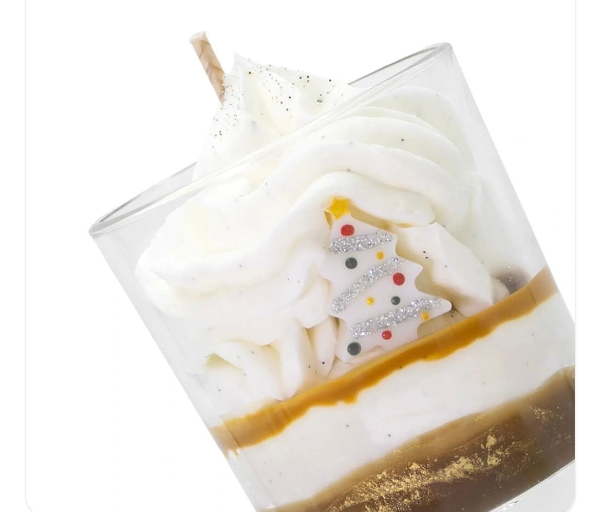 Bougie gourmande bûche de Noël - Noël