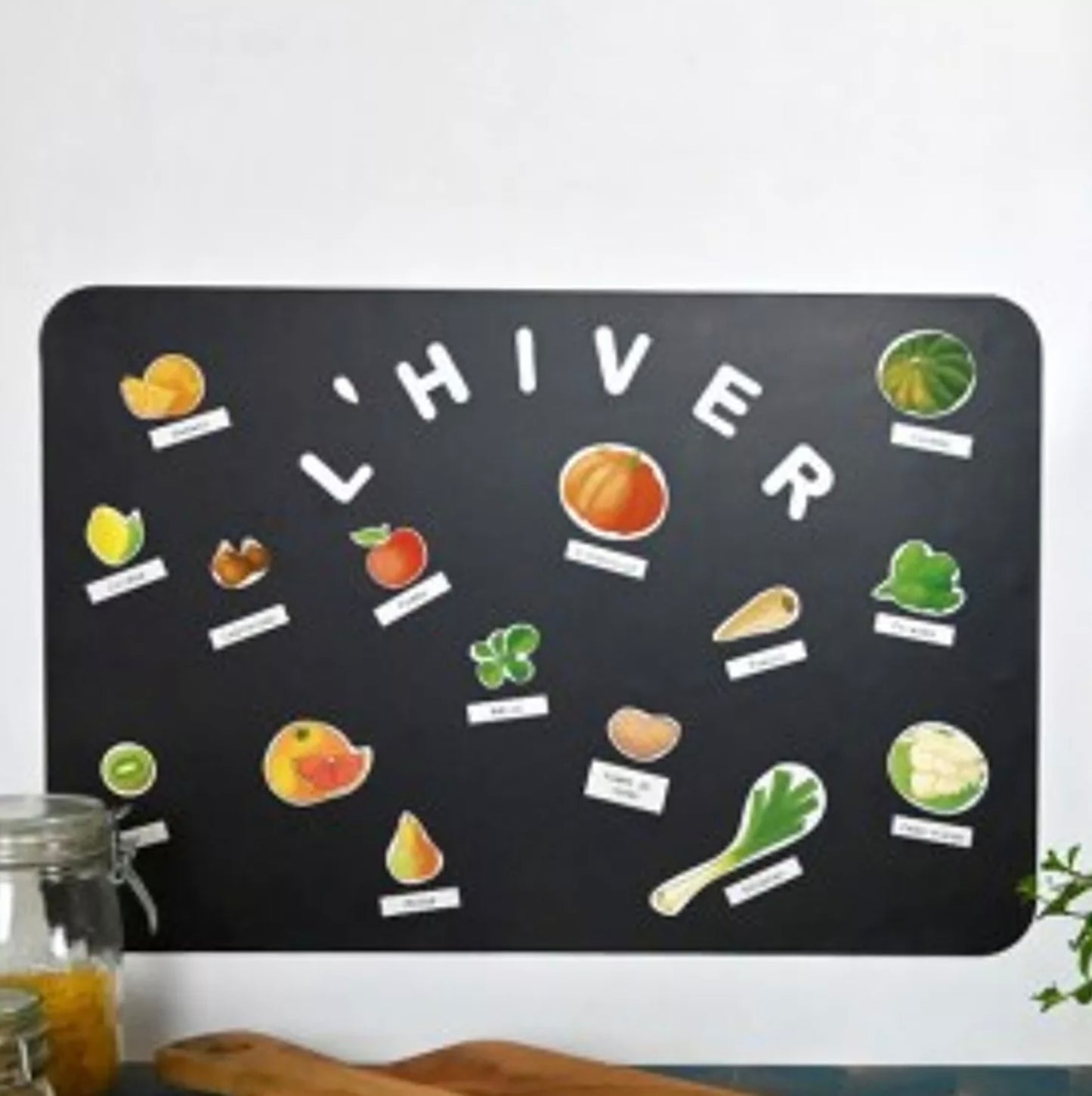 Jeu magnétique - fruits et légumes