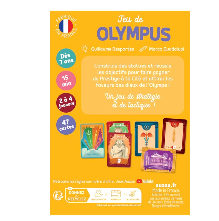 JEU DE CARTES - Jeu de Olympus