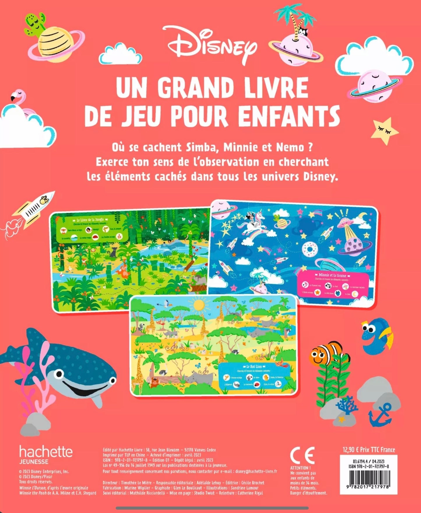 LIVRE - DISNEY - Mon cherche et trouve - J'ai 3 ans