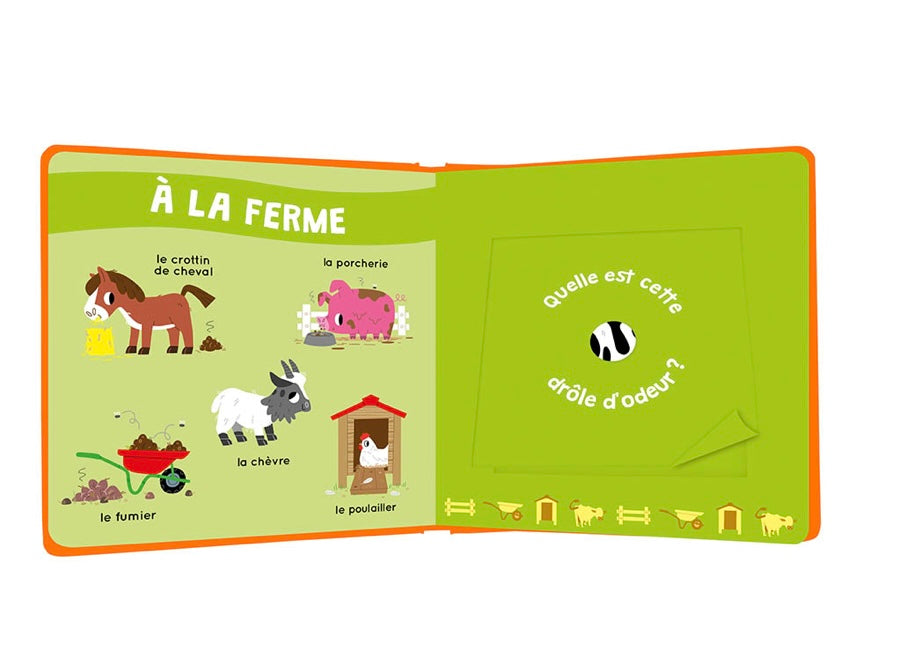 MON LIVRE DES ODEURS ET DES COULEURS - Le livre qui puent