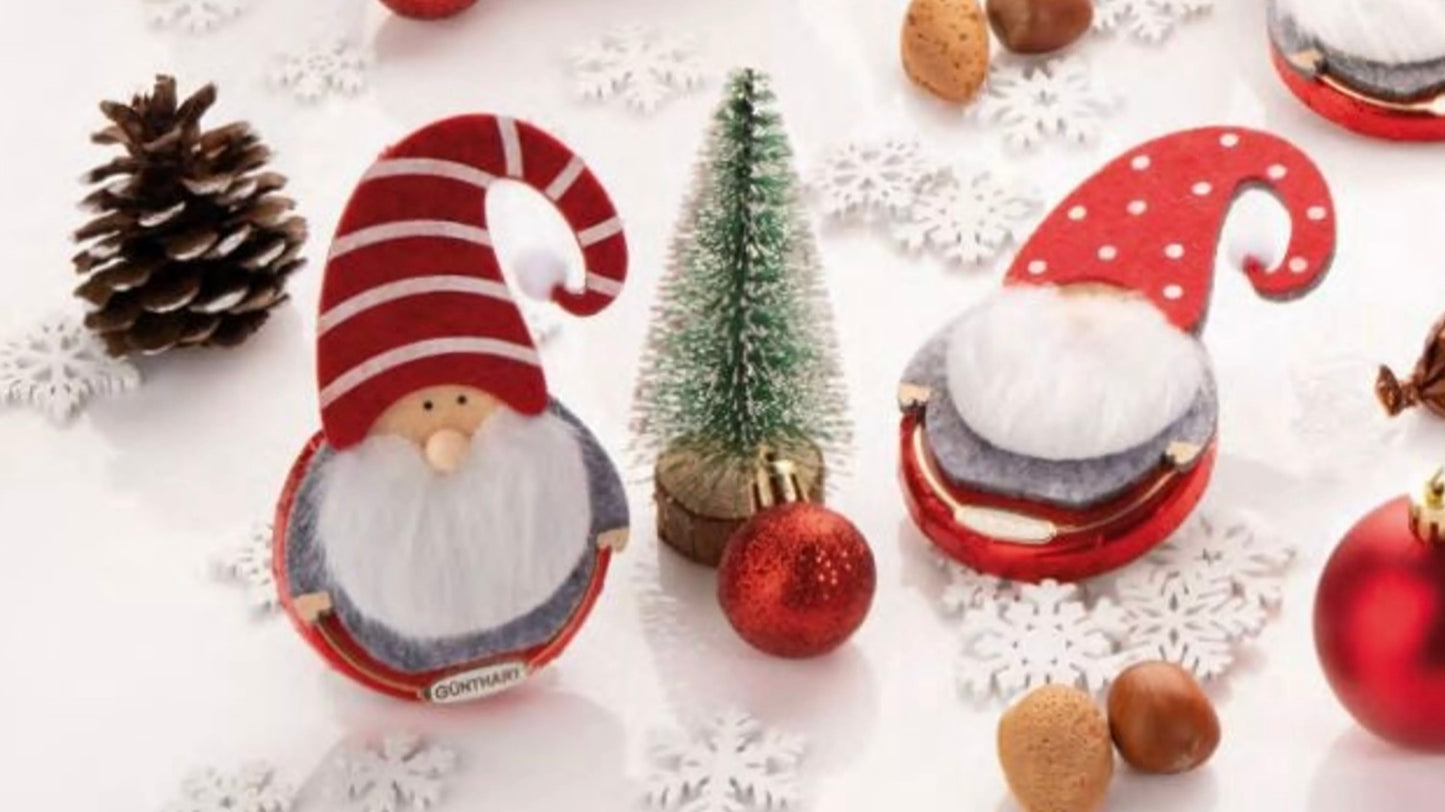 Médaillon chocolat père Noël à suspendre