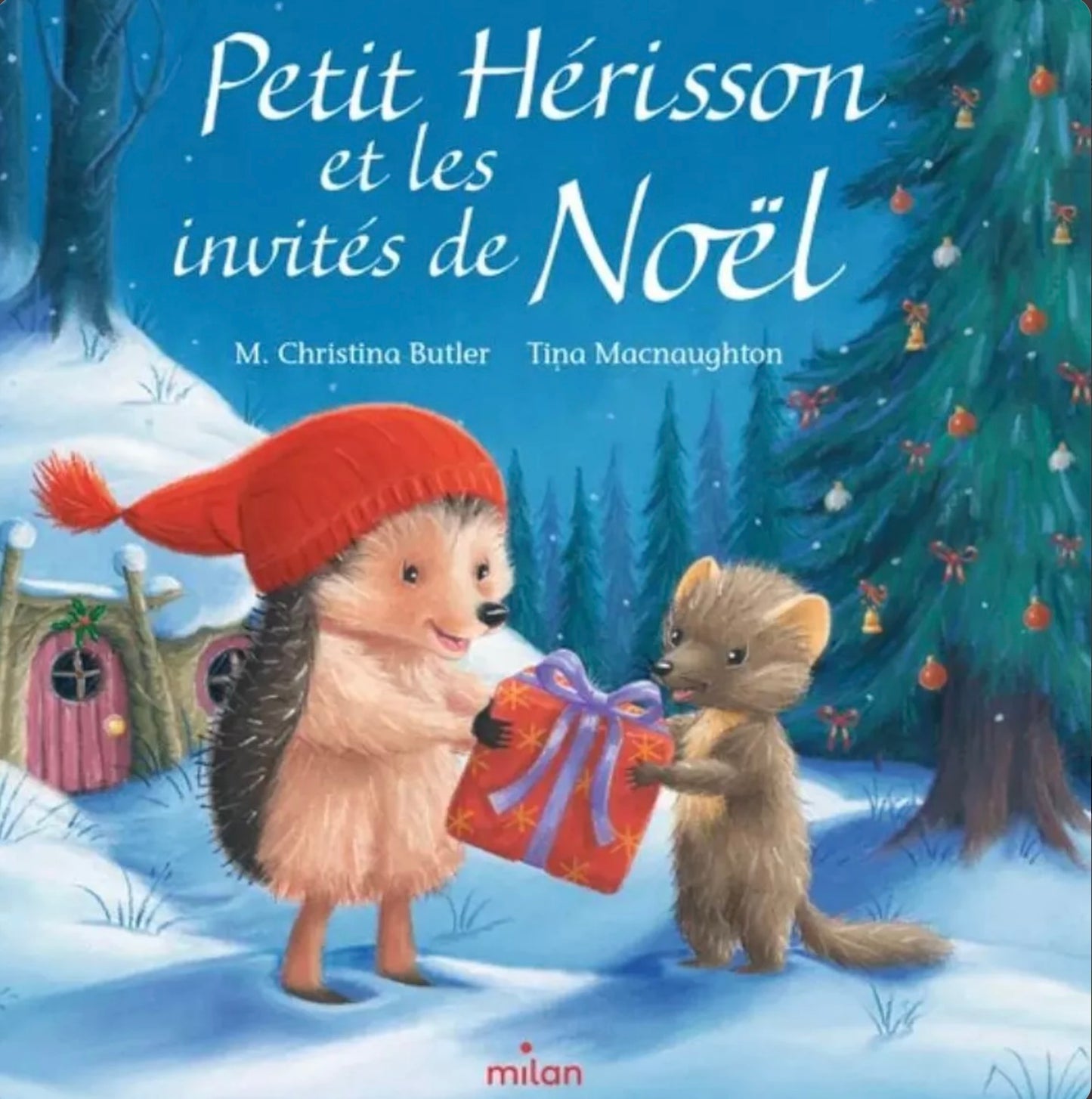 Petit hérisson et les invités de Noël