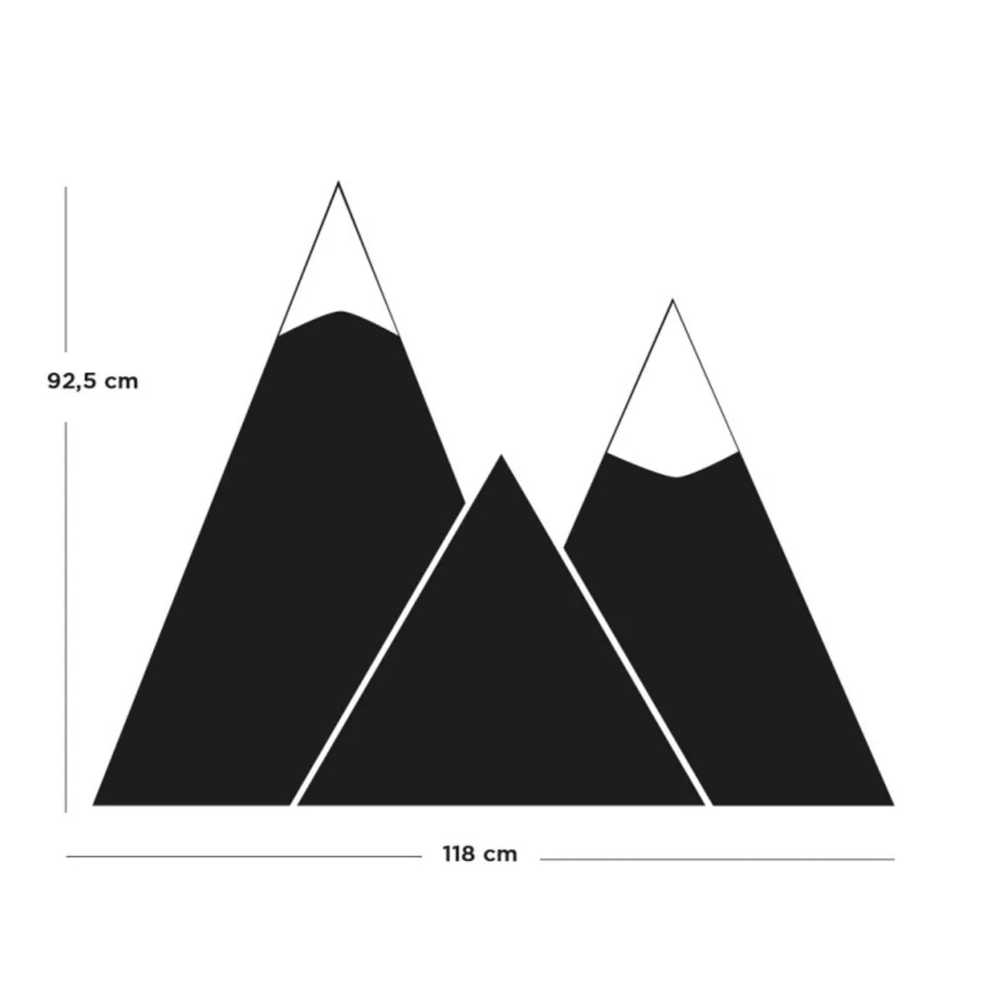 Tableau magnétique : les montagnes