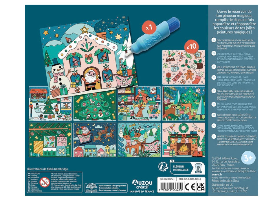 MON COFFRET D'ARTISTE - mes premières peintures magiques de Noël