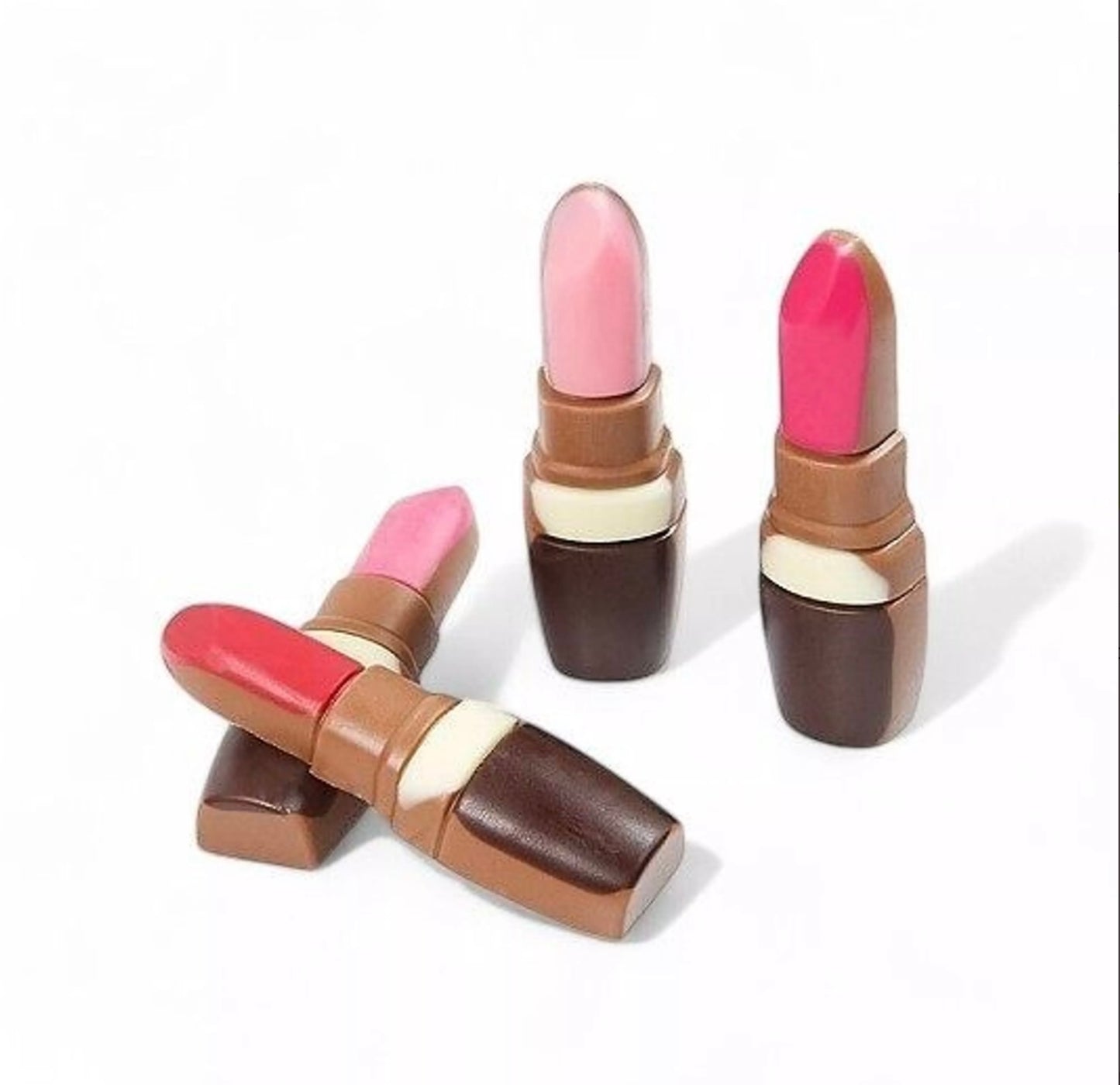 Coffret insolite rouge à lèvres en chocolat