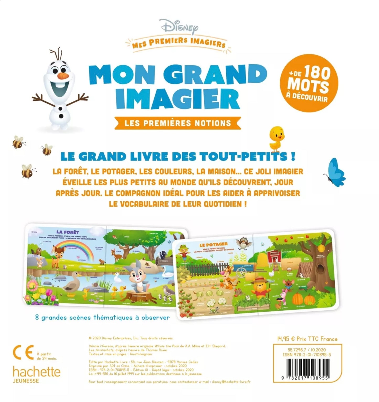 LIVRE - DISNEY BABY - Mon grand imagier des premières notions