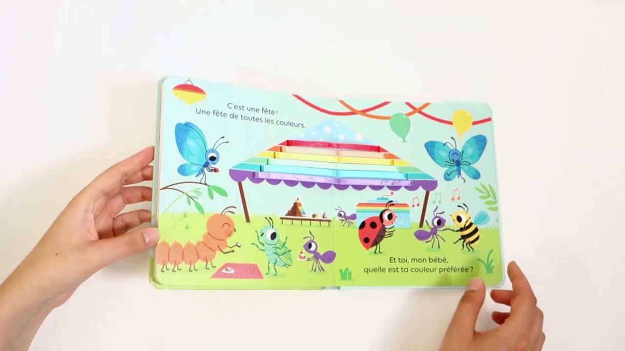 Livre d'éveil animé - La fête des couleurs