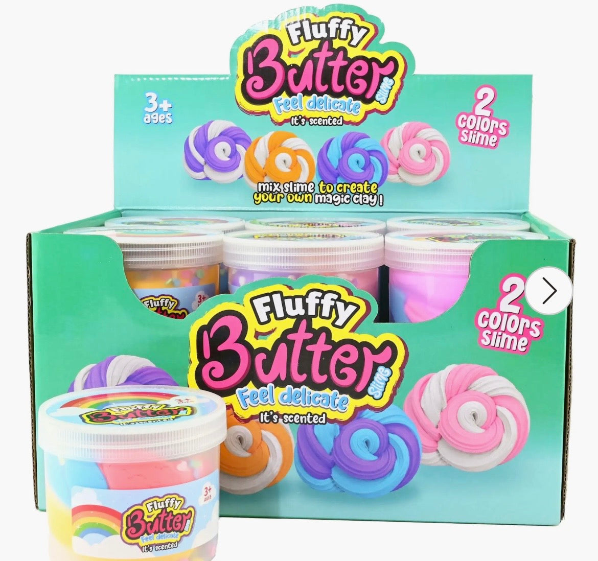 Pâte Sensorielle Moelleuse à Étirer – Slime Butter Parfumé