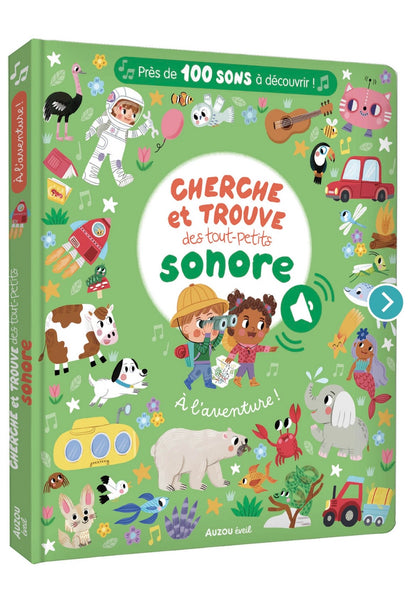 CHERCHE ET TROUVE DES TOUT-PETITS SONORE - À L'AVENTURE !