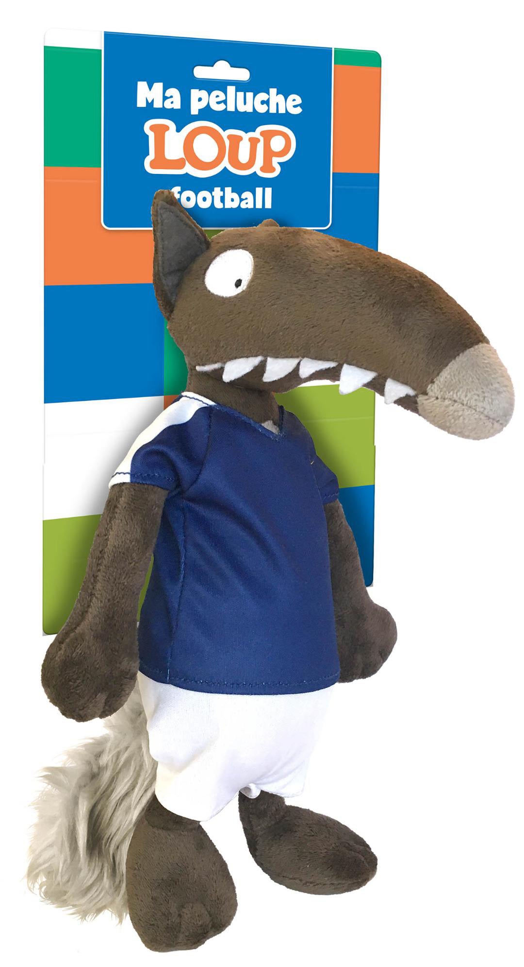 P’tit loup - peluche foot