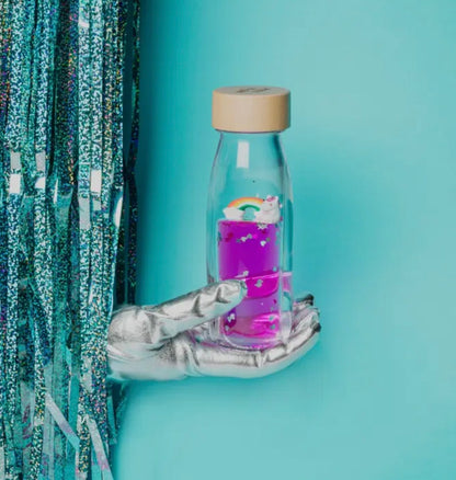 Bouteille sensorielle magic rainbow