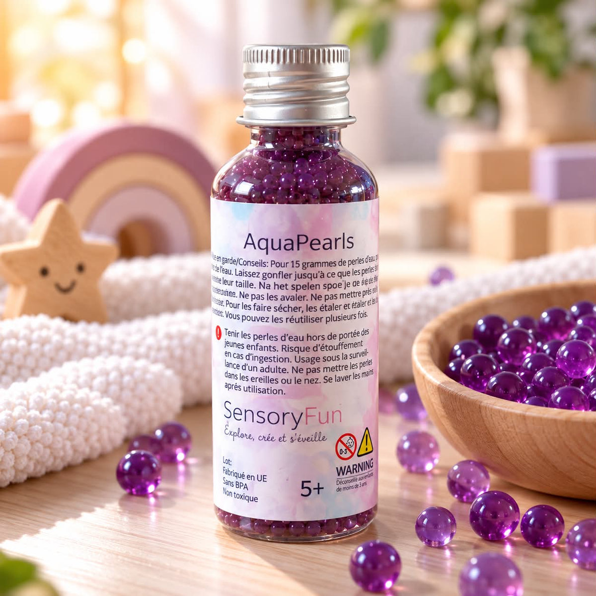 Aquapearls sensorielle - violet
