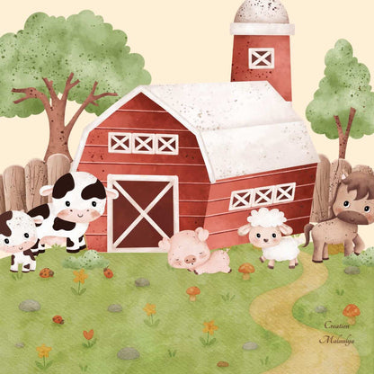 Film protecteur Tonies - Stickers personnalisable - Ferme