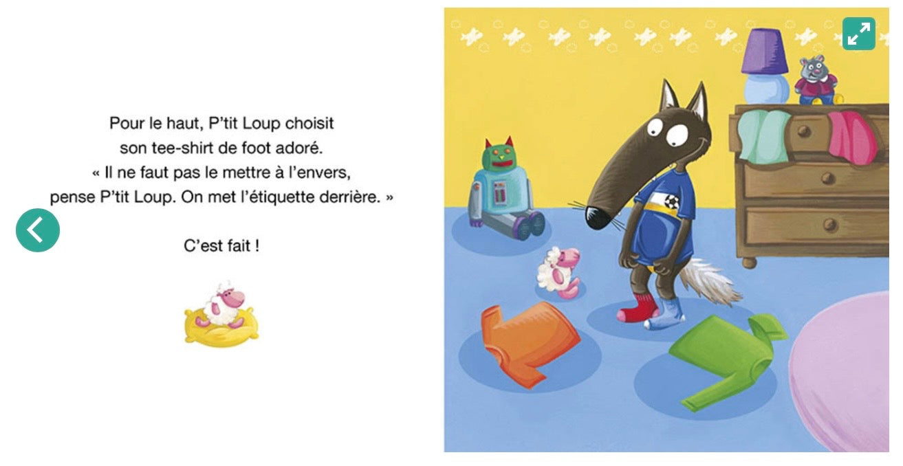 P'TIT LOUP S'HABILLE TOUT SEUL