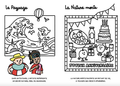 La gazette à colorier : art