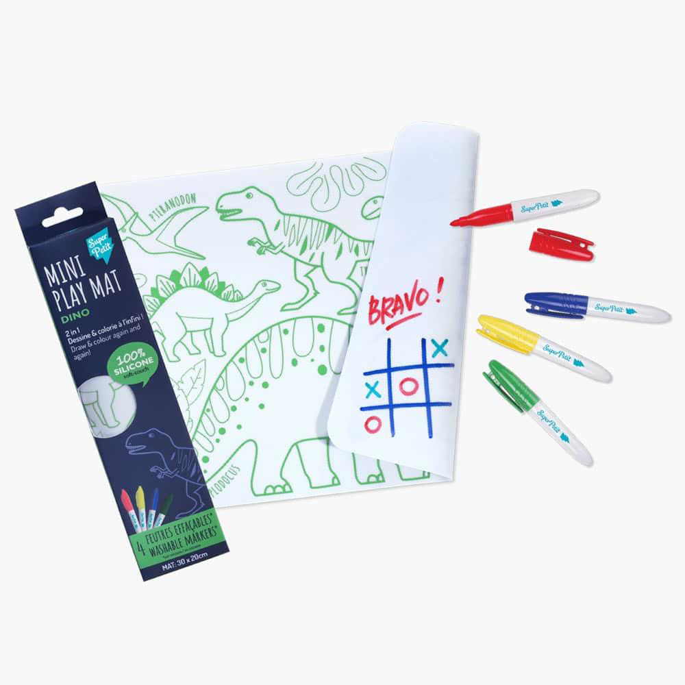 Mini coloriage réutilisable - les dinosaures