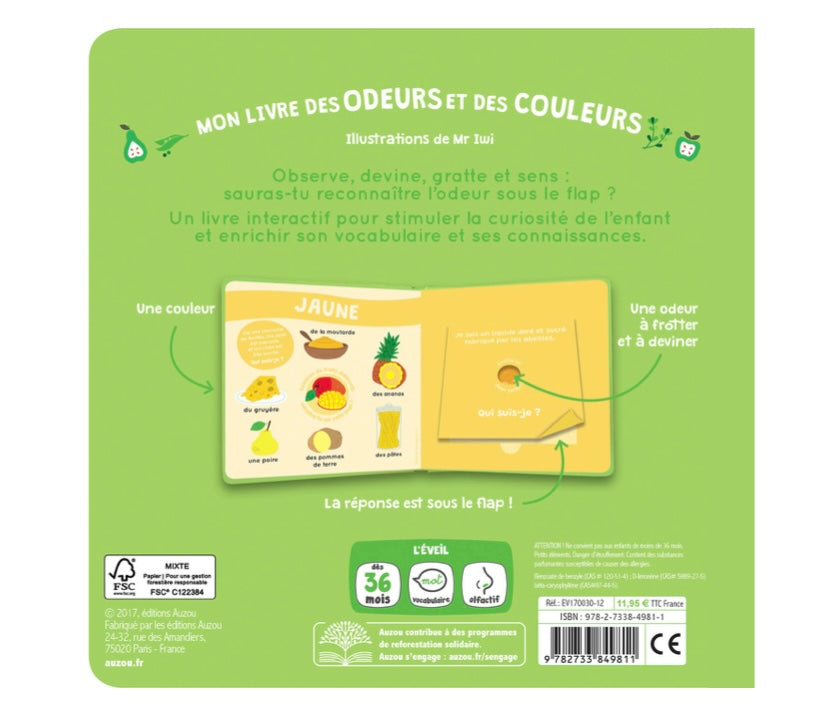MON LIVRE DES ODEURS ET DES COULEURS - le marché