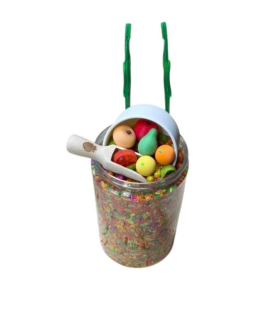 Lot complet pour jeu sensoriel - thème salade de fruits