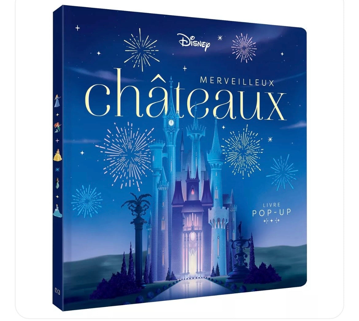 LIVRE - DISNEY PRINCESSES - Merveilleux Châteaux - Livre pop-up - précommande