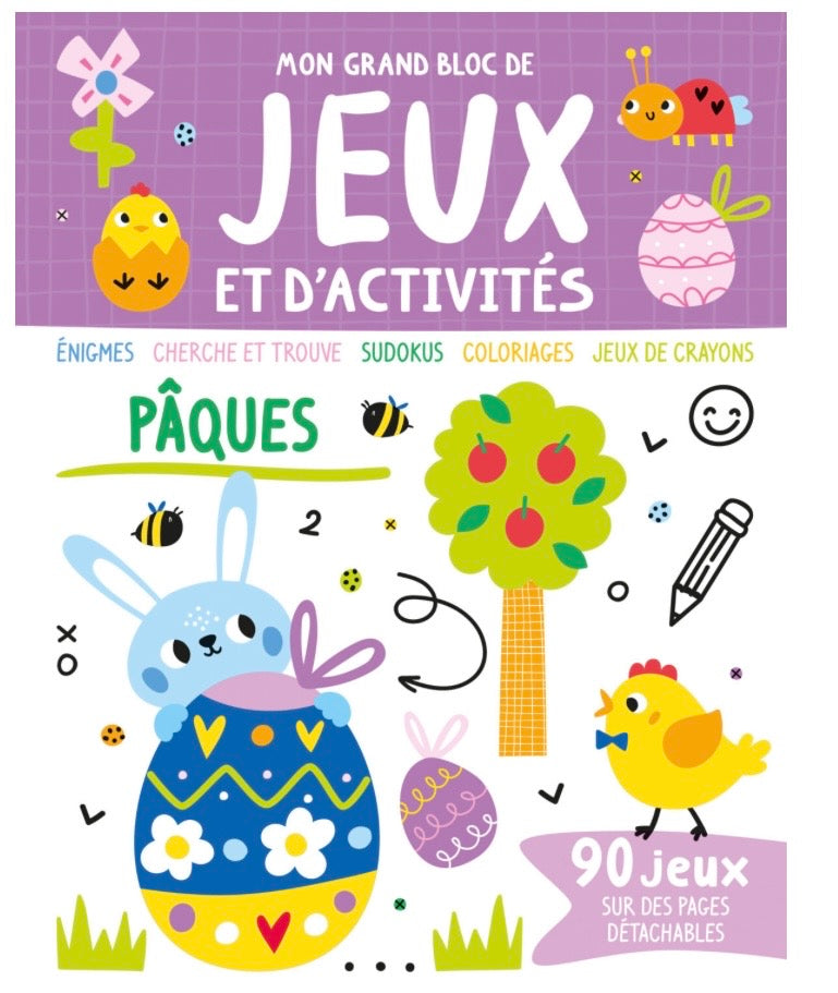 Mon grand bloc de jeux et d’activités – Pâques