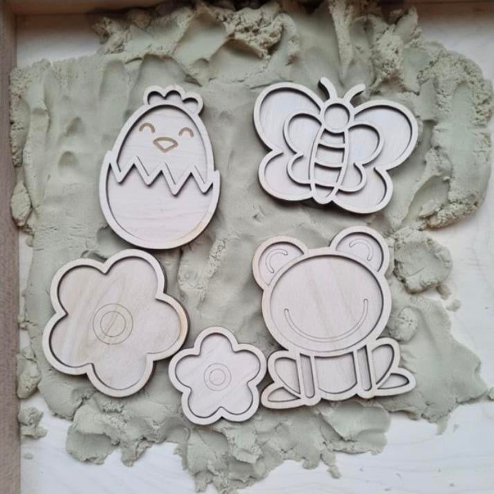 Mini set de formes à remplir - 4 modèles