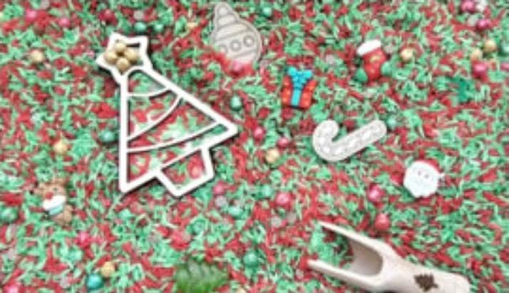 Lot complet pour jeu sensoriel - thème Noël