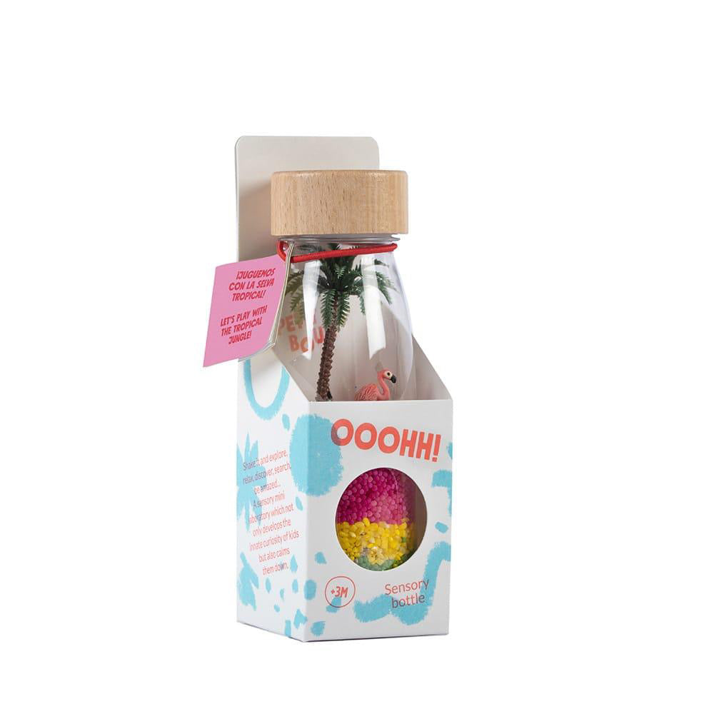 Bouteille sensorielle flamingo